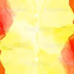 Artistic blend of reddish orange portland canary yellow watercolor, abstract dichromatic backdrop stock vector, colorful texture design