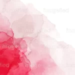 Beautiful deep carmine pink watercolor vector illustration, abstract bright water painting, isolated splashes on white background, ink stains hues texture