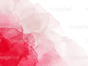 Beautiful deep carmine pink watercolor vector illustration, abstract bright water painting, isolated splashes on white background, ink stains hues texture