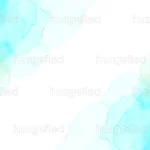 Beautiful electric tron blue watercolor frame border vector, elegant light color brushstroke textured corners