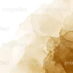 Satin sheen gold ombre cookie brown watercolor vector artwork, abstract water paint backdrop, creative brush stroke painting, stock ink splash pattern