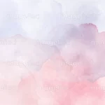Watercolor art of berries blue haze cornell red hoki pink sherbet, beautiful light color abstract painting, minimal brushstroke splashes