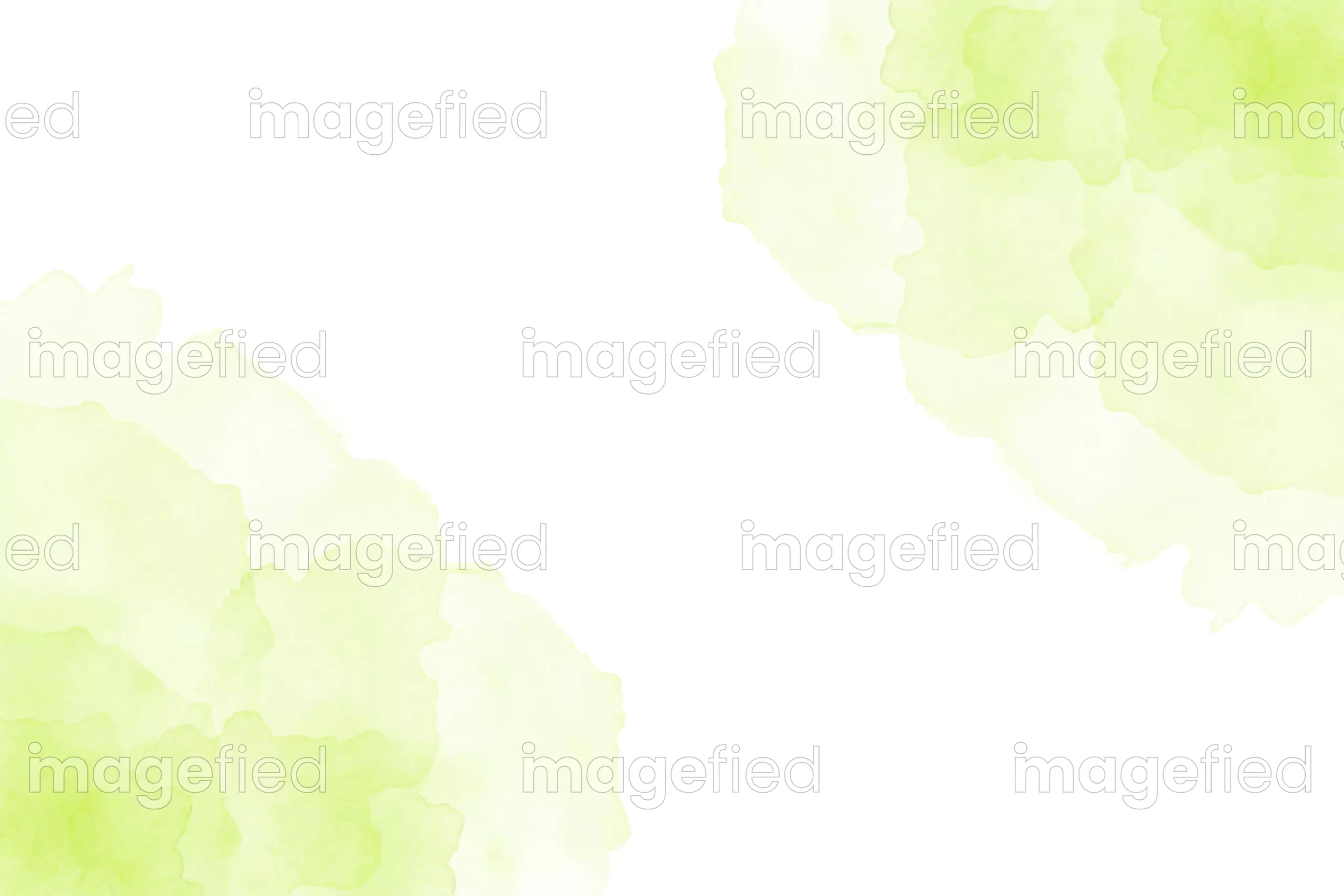 Beautiful premium watercolor corners of pale lime, abstract brushstroke stock image, minimal light color frame corners, HD decorative photos