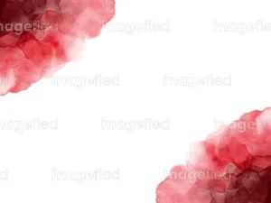 Bright watercolor corners of falu red and amaranth red paint, colorful copy space frame vector, abstract water paint splatter, best for marketing, frame art, gallery, web banners