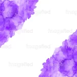 Copy space violet blue watercolor background, stock image, water splash painting, vector illustration for product gallery, frame art