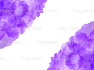 Copy space violet blue watercolor background, stock image, water splash painting, vector illustration for product gallery, frame art