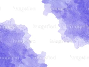 Hand drawn illustration of blue periwinkle watercolor, premium background stock vector, beautiful textured artwork of ink splashes