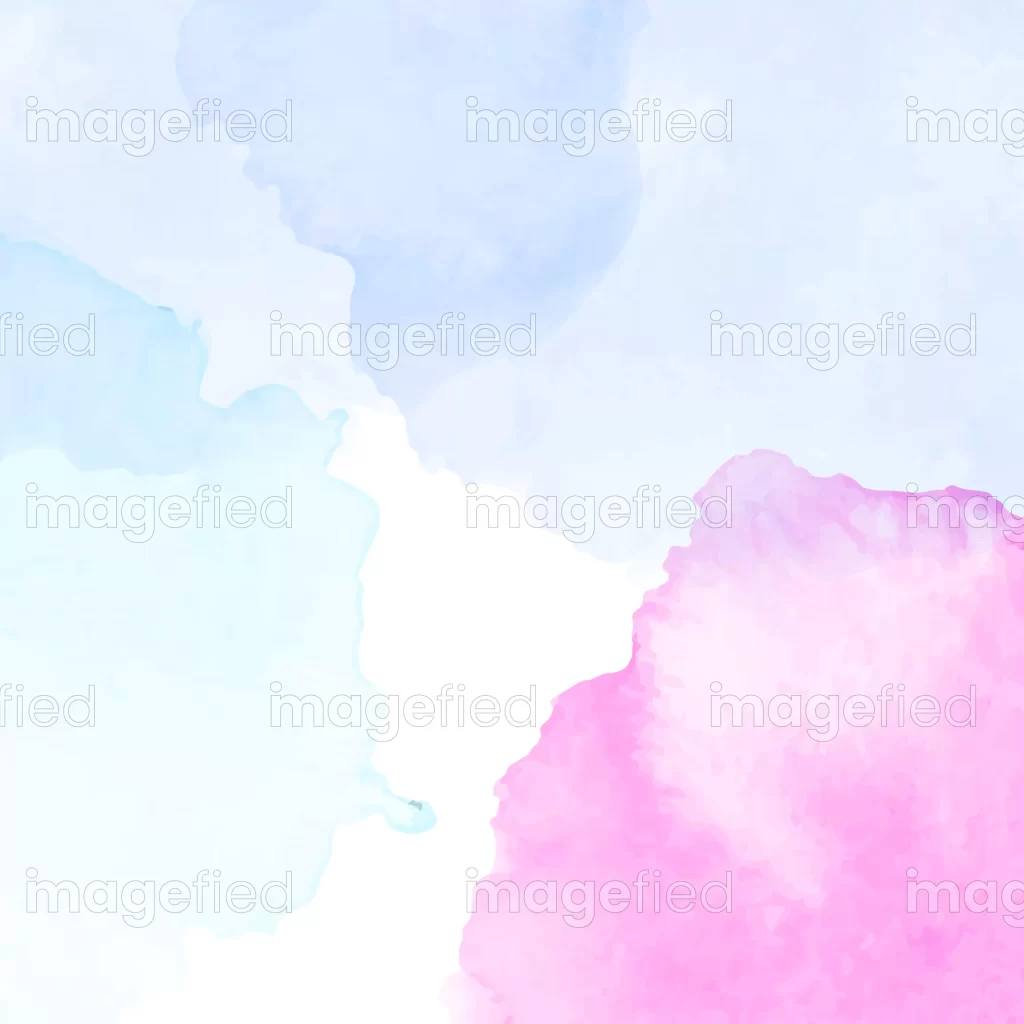 Light textured blue pink watercolor background - Imagefied