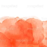 Watercolor clouds of pleasing blend of portland orange, beautiful colorful ink splashes artwork illustration
