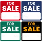 For sale sign printable, real estate and any type of property