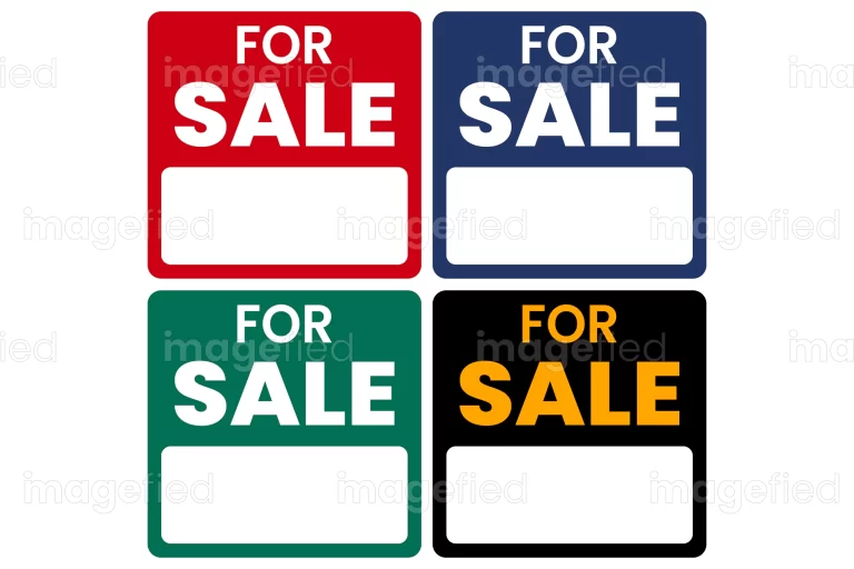 For sale sign printable, real estate and any type of property