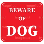 beware of dog sign, beware of dog stickers, digital downloadable file