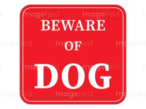 beware of dog sign, beware of dog stickers, digital downloadable file