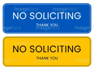 no soliciting sign digital downloadable file stickers labels printable files