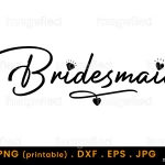 Bridesmaid svg