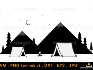 Camping svg file