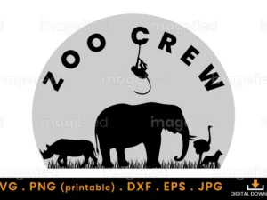 Zoo Crew Svg