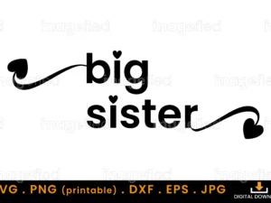 big sister svg