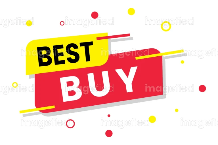 Best Buy Sign, Sticker, Poster, Stock Vector Illustration.