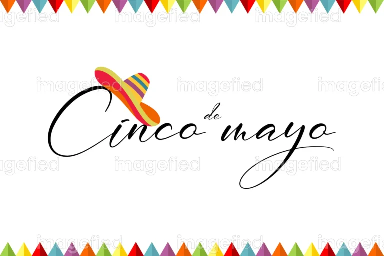 Cinco De Mayo Sign, Sticker, Vector Illustration