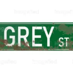 Grey Street Sign