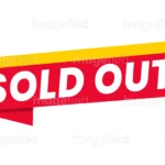 Sold Out Sign, Sticker
