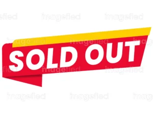 Sold Out Sign, Sticker