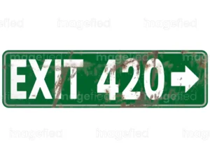 exit 420 sign
