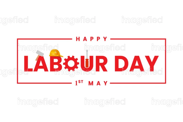 Happy Labour Day Sign, Sticker, Label, First May, Vector Illustration