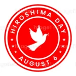Hiroshima Day Sign