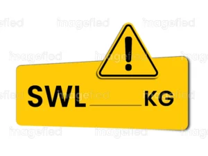 Safe Working Load Sign