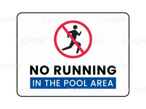No Running in the Pool