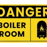 boiler room sign