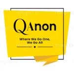 QAnon sign vector illustration