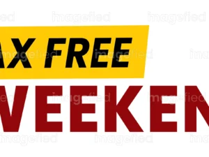 Tax Free Weekend Sign