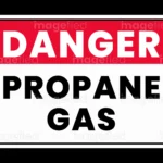 Danger Propane Gas Sign