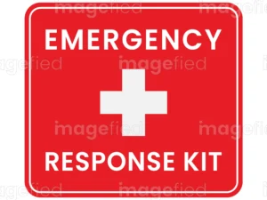 Emergency Response Kit Sign