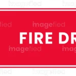 Fire Drill Sign