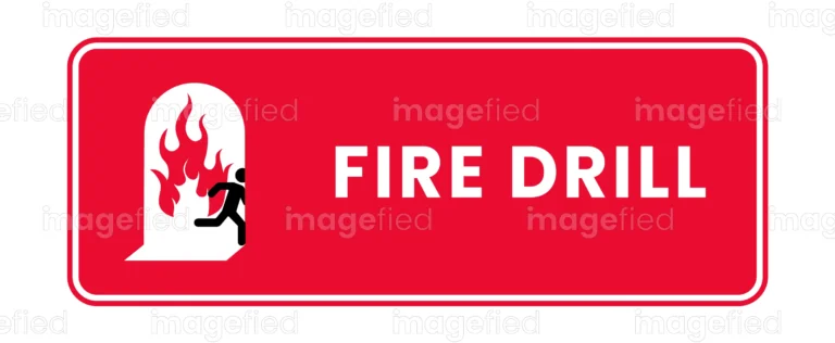 Fire Drill Sign