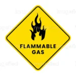 Flammable Gas Sign
