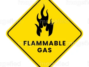 Flammable Gas Sign