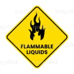 Flammable Liquid Sign