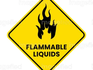 Flammable Liquid Sign