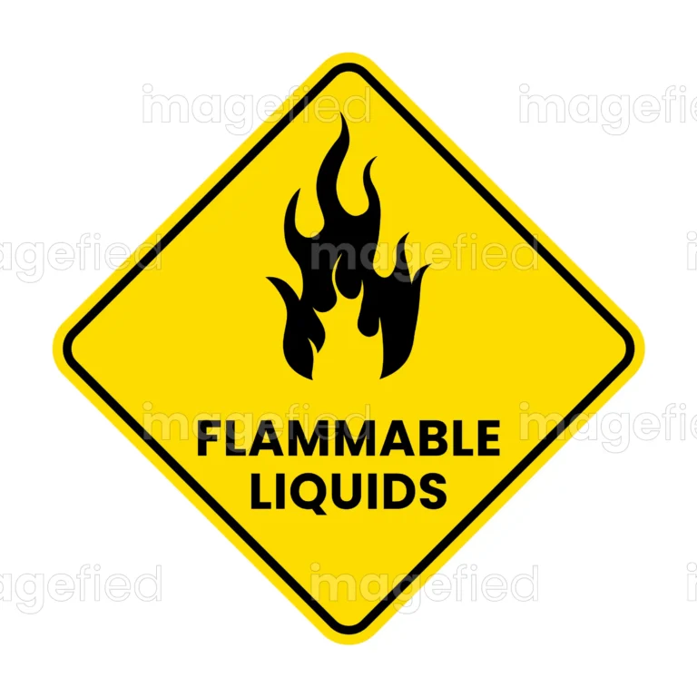 Flammable Liquid Sign