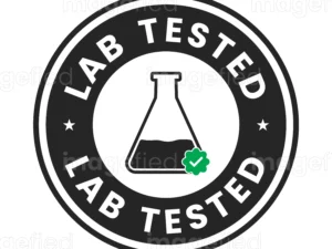 Lab Tested sign