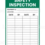 Safety Inspection Record